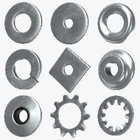 3D Washer Collection model